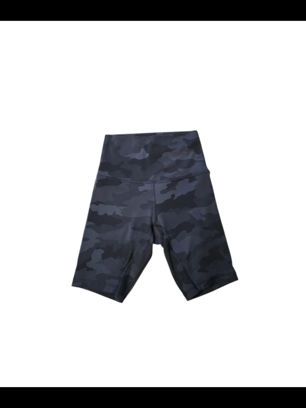Lululemon Wunder Train High Rise Short Size 2 Camo 8" Heritage 365 Deep Coal